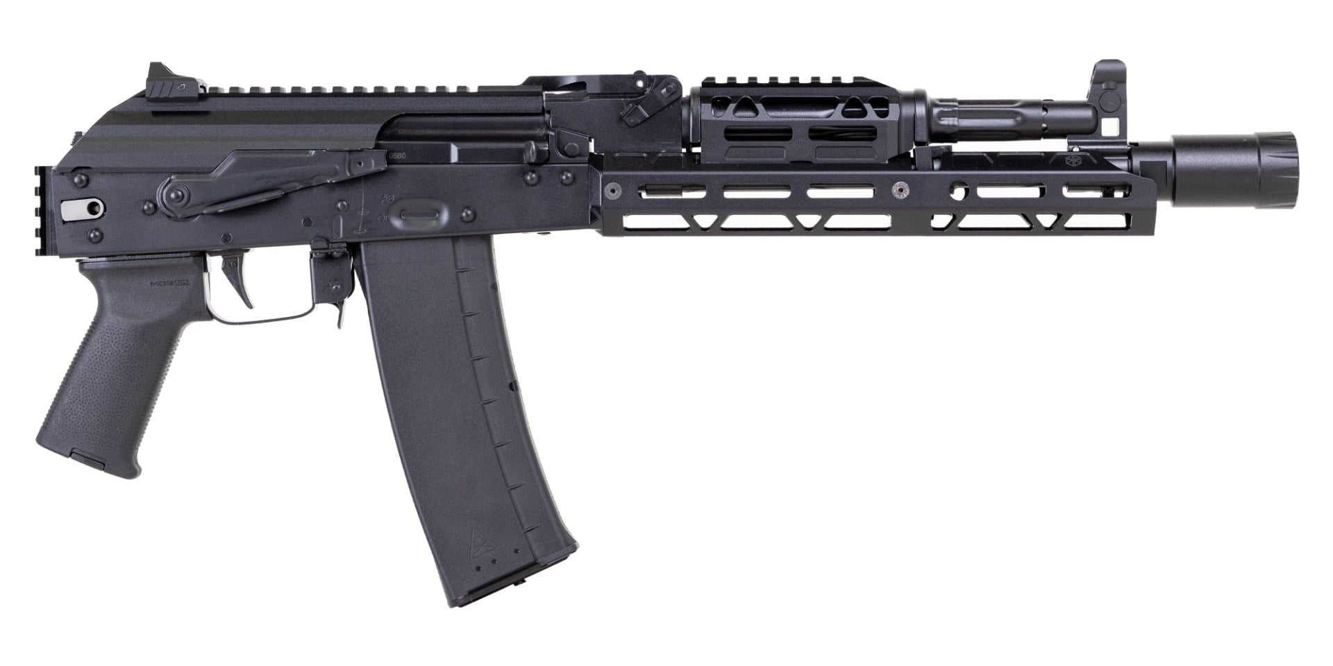 PSA  AK-102 Pistol With Hinged Dustcover, JL Billet Rail, Toolcraft Trunnion, Bolt, And  Carrier