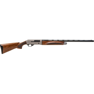 Pointer Field Trek Semi Automatic 20 Gauge Shotgun 28" Black Barrel Walnut Field Stock Gray Receiver