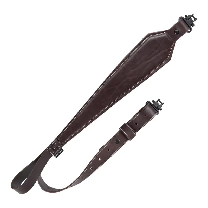 Heritage Cases 8511 Plain Dark Leather Dark Mahogany Leather 28"-35" OAL Rifle