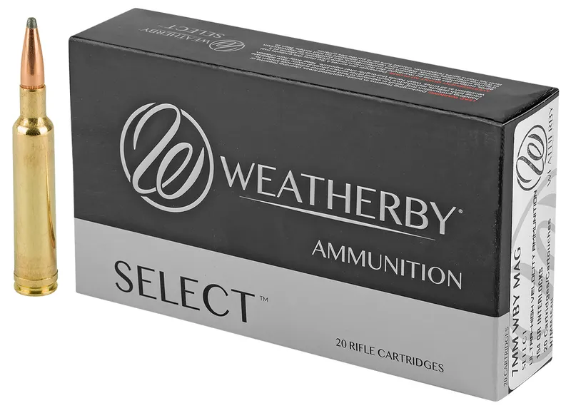 Weatherby Select 7mm Weatherby Magnum 154gr InterLock Ammo