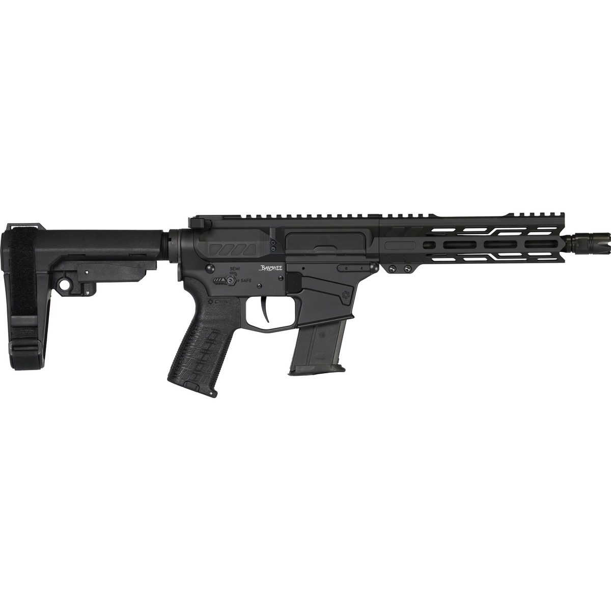 CMMG Banshee MK57 5.7x28mm 8" AR Pistol in Black - 57A340FAB