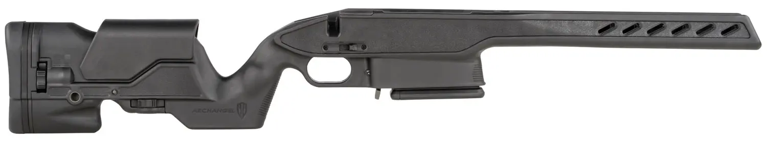 Archangel AAS111SLA Precision Black Synthetic Aluminum Pillar Bedded Fits Savage 110/111 Long Action Right Hand