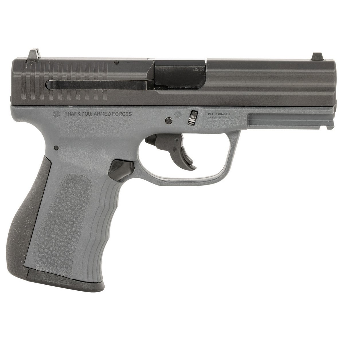 FMK Firearms 9C1 G2 CA/MA Compliant 9mm 3.87" 10rds Compact Pistol, Sniper Gray - G9C1G2PSSCM