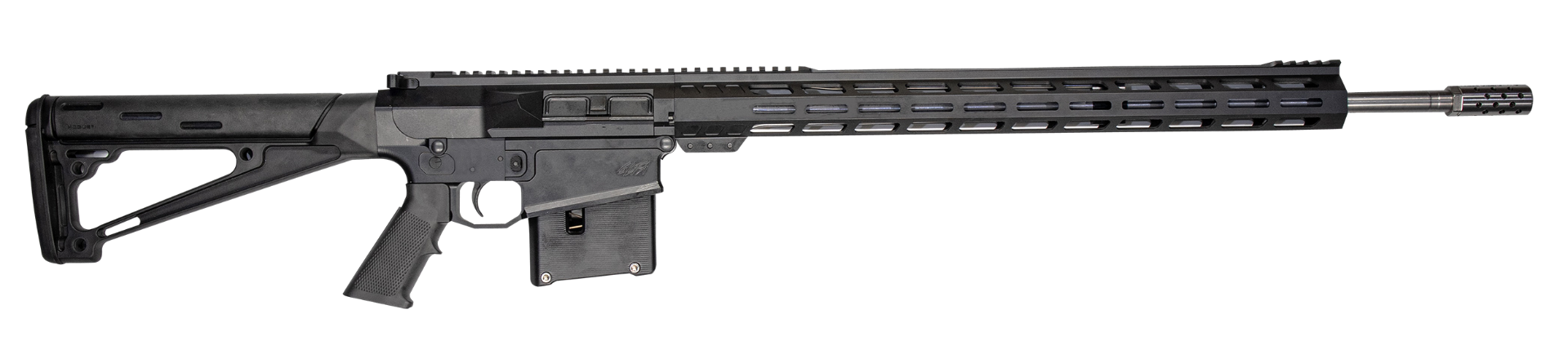 Great Lakes Firearms AR-10 .30-06 Springfield 24" AR Rifle, Black - GL10LA30-06SSBLK