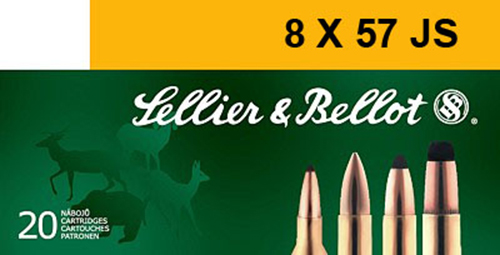 Sellier & Bellot 196 gr Semi-Jacketed Soft Point Cutting Edge 8x57mm JS Ammo, 20/box - SB857JSB