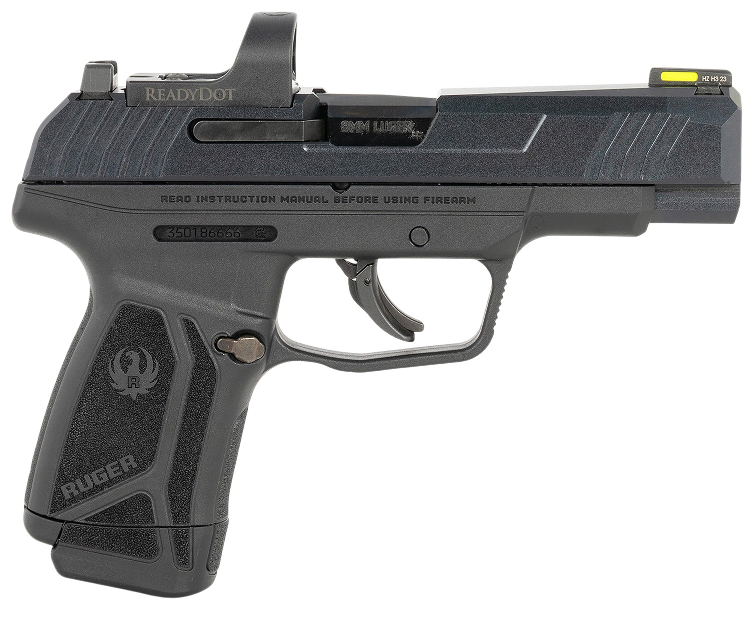 Ruger Max-9 Long RD 9mm 12+1 Optic Ready Pistol