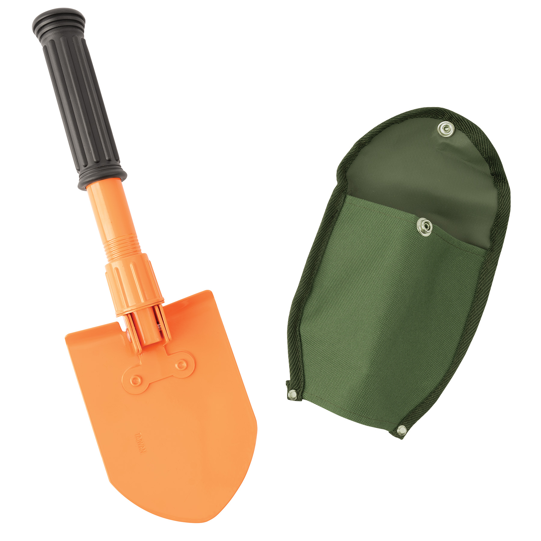 Rothco Orange Mini Pick Shovel With Cover