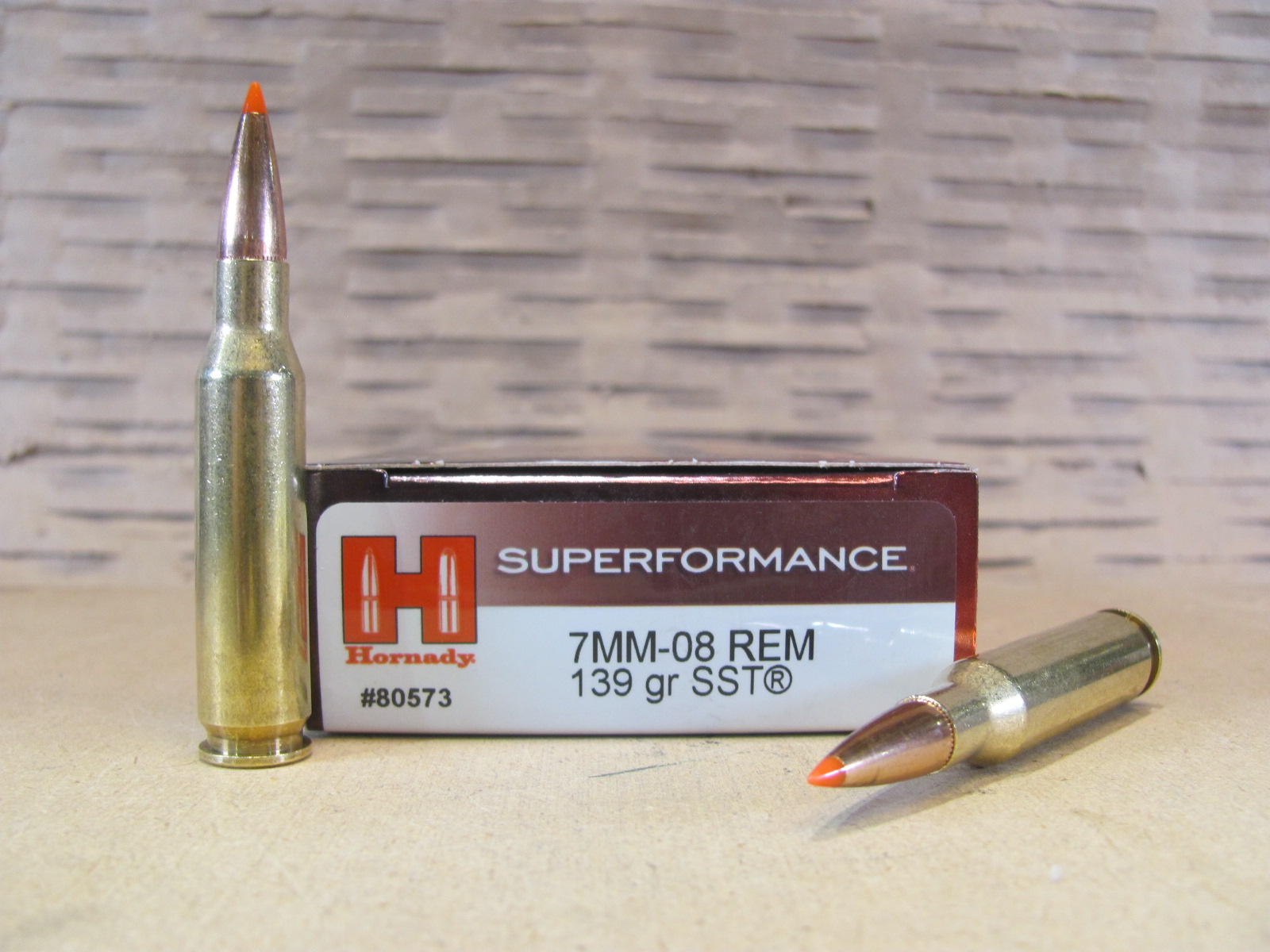200 Round Case – 7mm-08 Rem 139 Grain SST Hornady Superformance Ammo – 80573