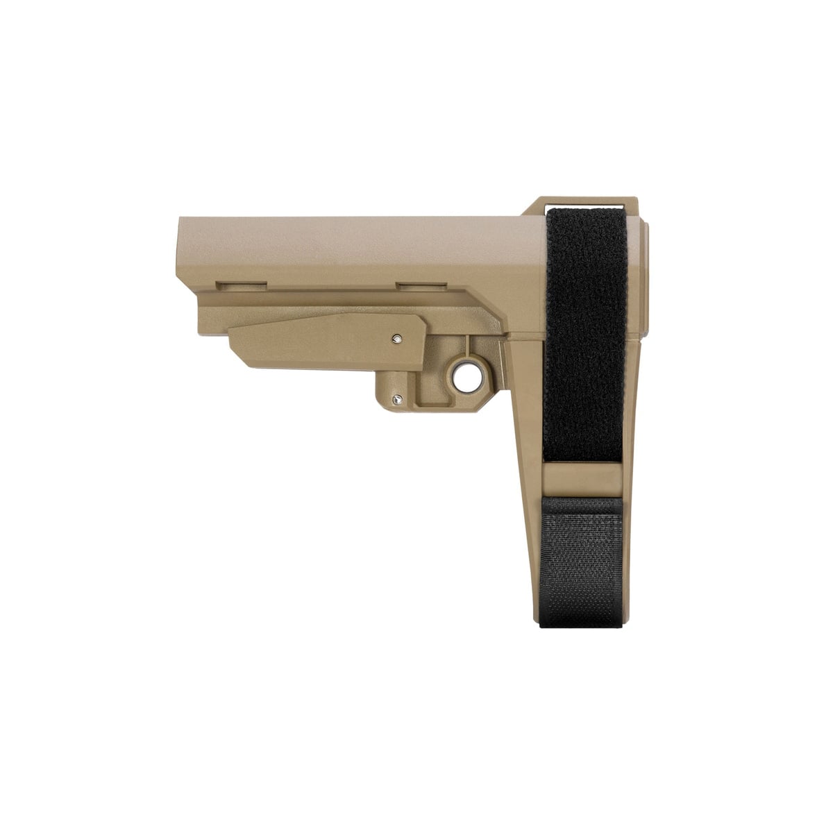 SB Tactical SBA3 5-Position Adjustable Pistol Stabilizing Brace Flat Dark Earth - For Enhanced Pistol Stability and Control - SBA3X02SB