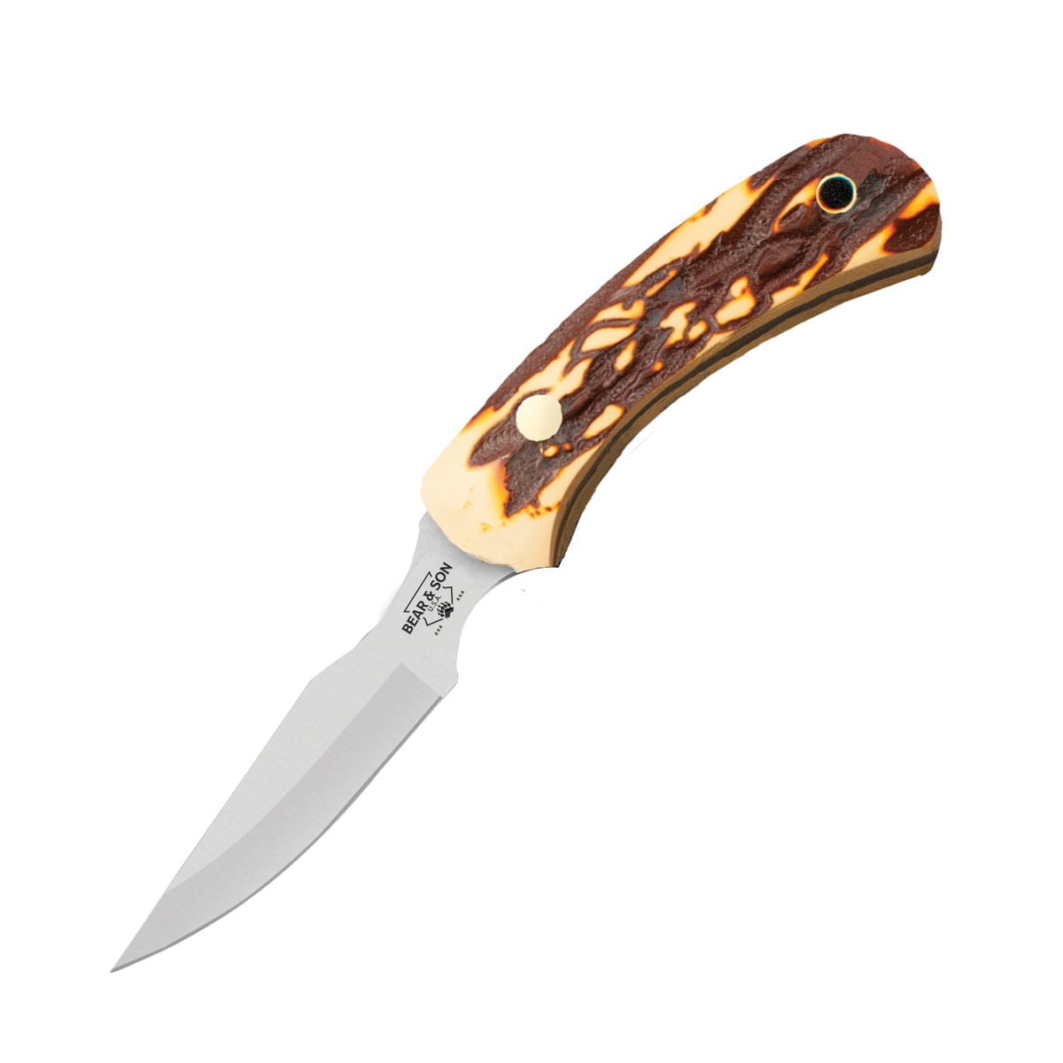 Bear & Son Ergonomic Caper Fixed Knife Clip Point