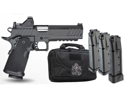 Springfield 1911 Prodigy 5" 9mm 20rd / 17rd Pistol Package with Viridian RFX11 Green Dot Optic, Black - PH9119AOS-PAC