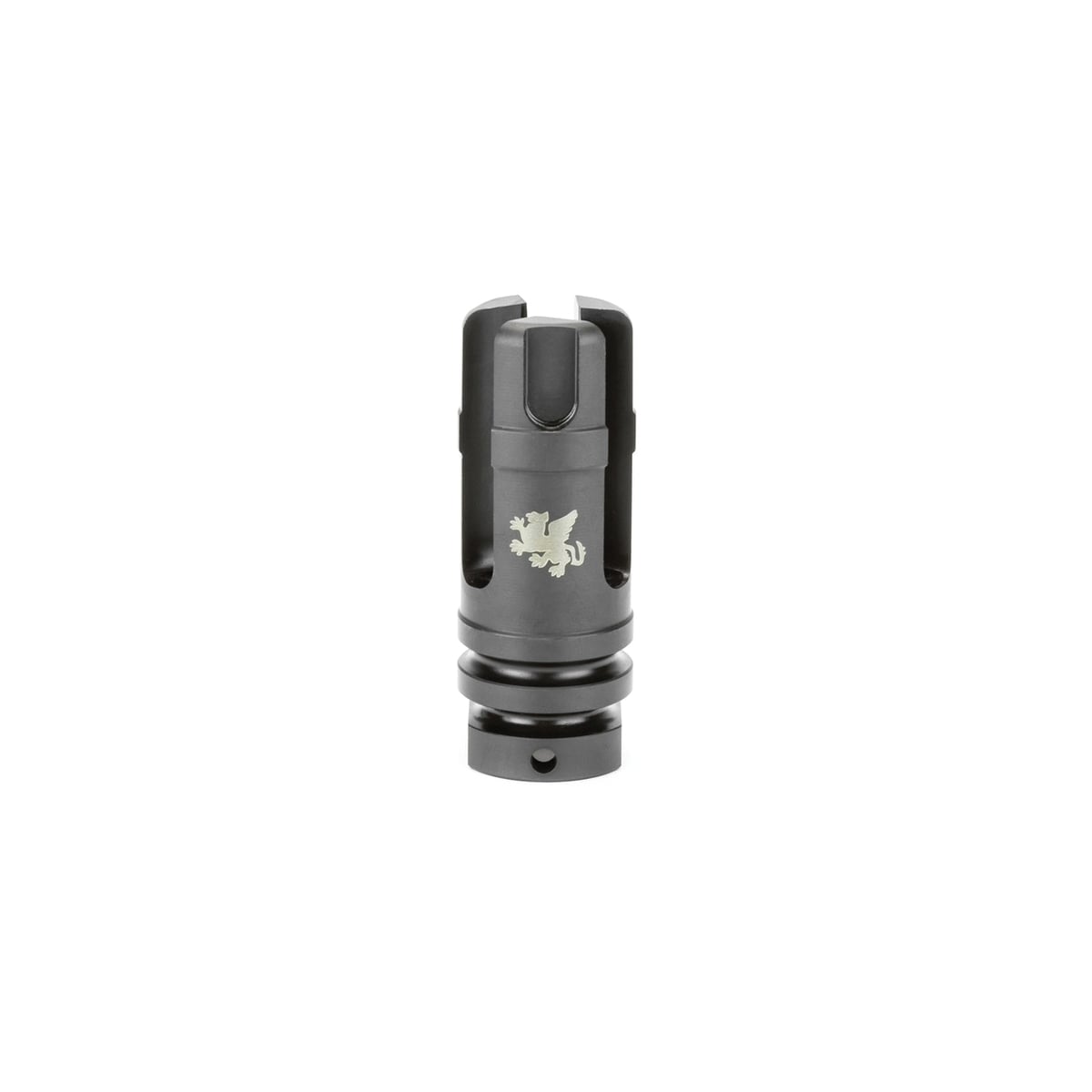 Griffin Armament Gate-Lok Stealth Flash Hider 1/2-28, Black