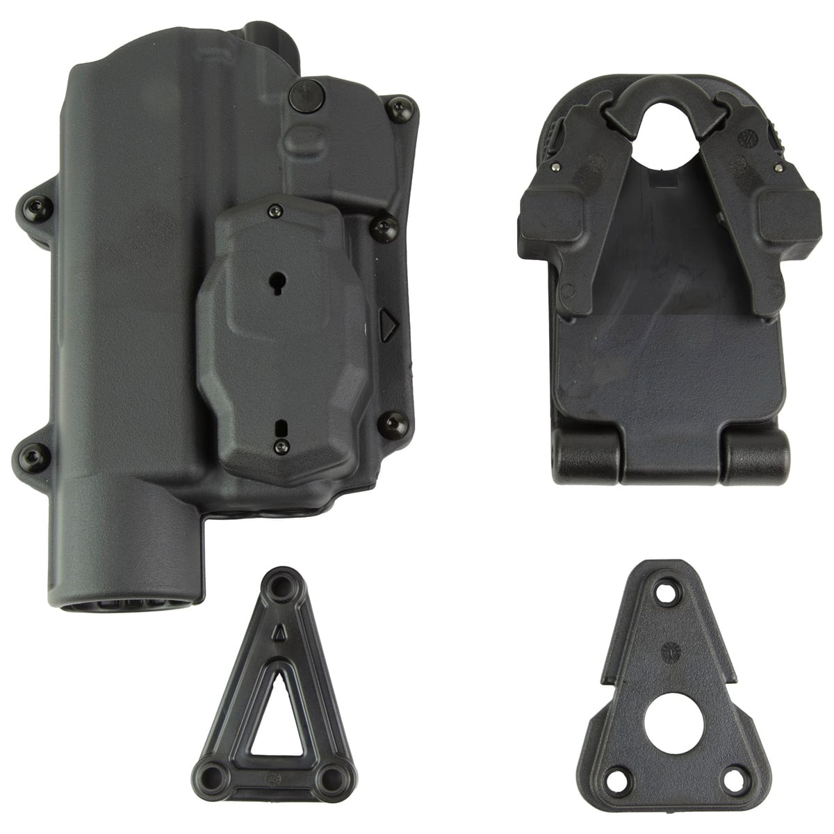 Alien Gear Rapid Force Level 2 Duty Glock G19/G19X//G22/G45 OWB Holster Right Polymer, Black