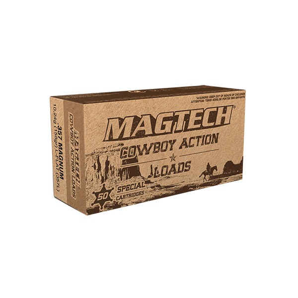 Magtech 357L Cowboy Action 357Mag 158gr Lead Flat Nose 50 Per Box/20 Case