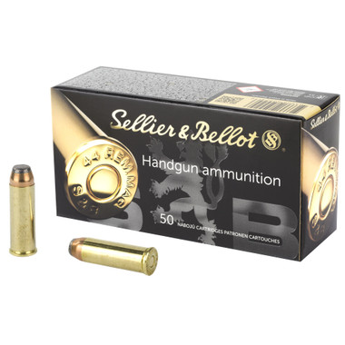 Sellier & Bellot Pistol & Revolver Ammo .44 Rem Mag Sp 240 gr 50/Box - Flat Rate Shipping Under 30lbs!