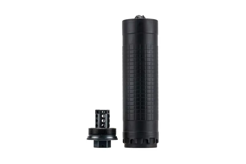 IWI IWS6 6mm Silencer 1/2x28 HUB-T Black