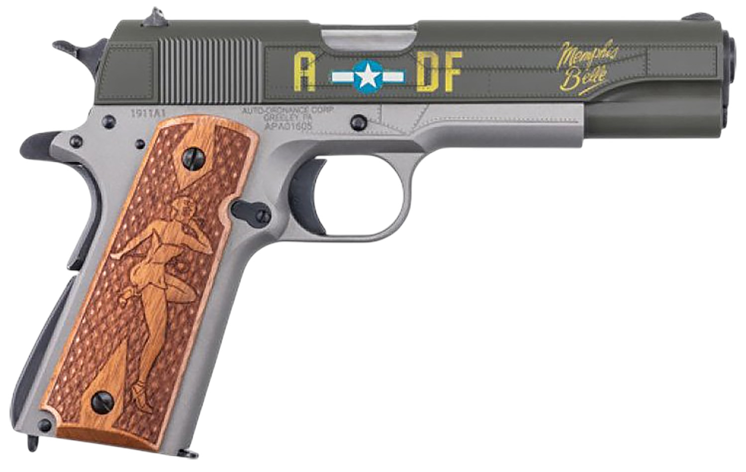 Auto-Ordnance 1911 Memphis Belle .45 ACP Pistol