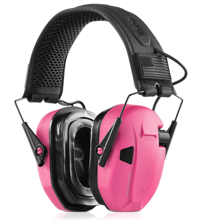 Savior Equipment Apollo Electronic Ear Protection, Pink - EM-APOLLO-PI
