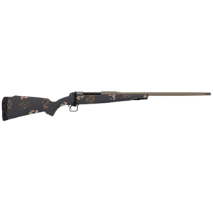Fierce Firearms TWROG300PRC22BRS Twisted Rogue Mini 300 PRC Smoked Bronze Cerakote Steel Threaded Barrel, Drilled & Tapped Steel Receiver, LR Negative Comb Sonora Ambush Camo Carbon Fiber Stock