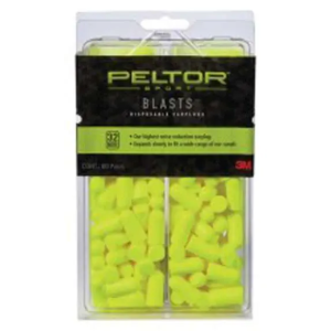 Peltor 97082 Blasts Ear Plugs Foam 32 dB Yellow 80 Pair