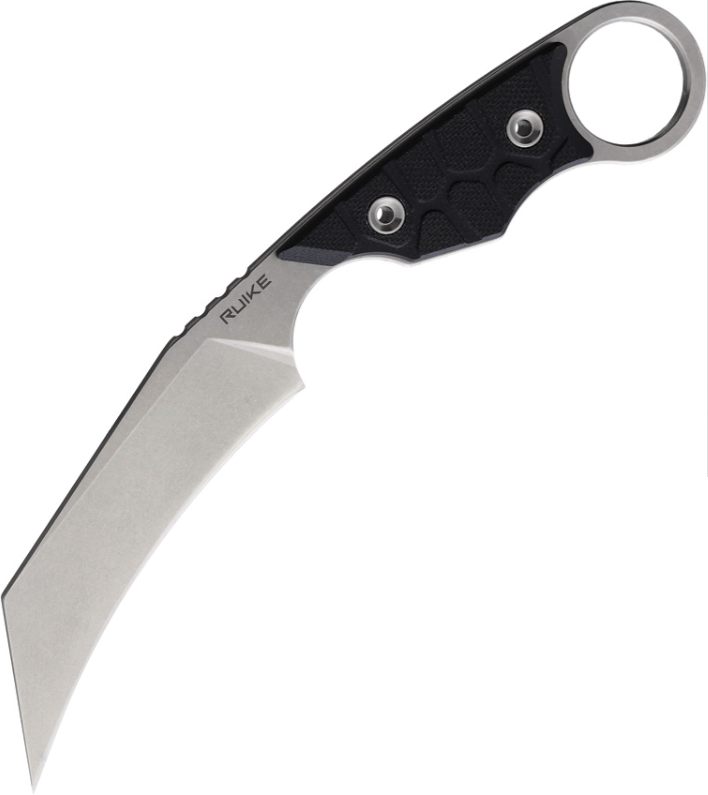 RUIKE Knives FS68 Fixed Blade Knife Black Handle - RK-FS68-B