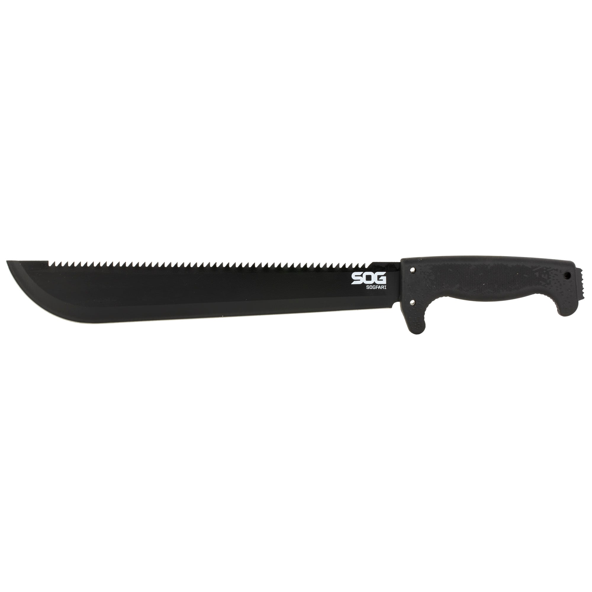 SOG Knives SOGfari Machete 13" Clip Point Machete, Black - SOGMC01N