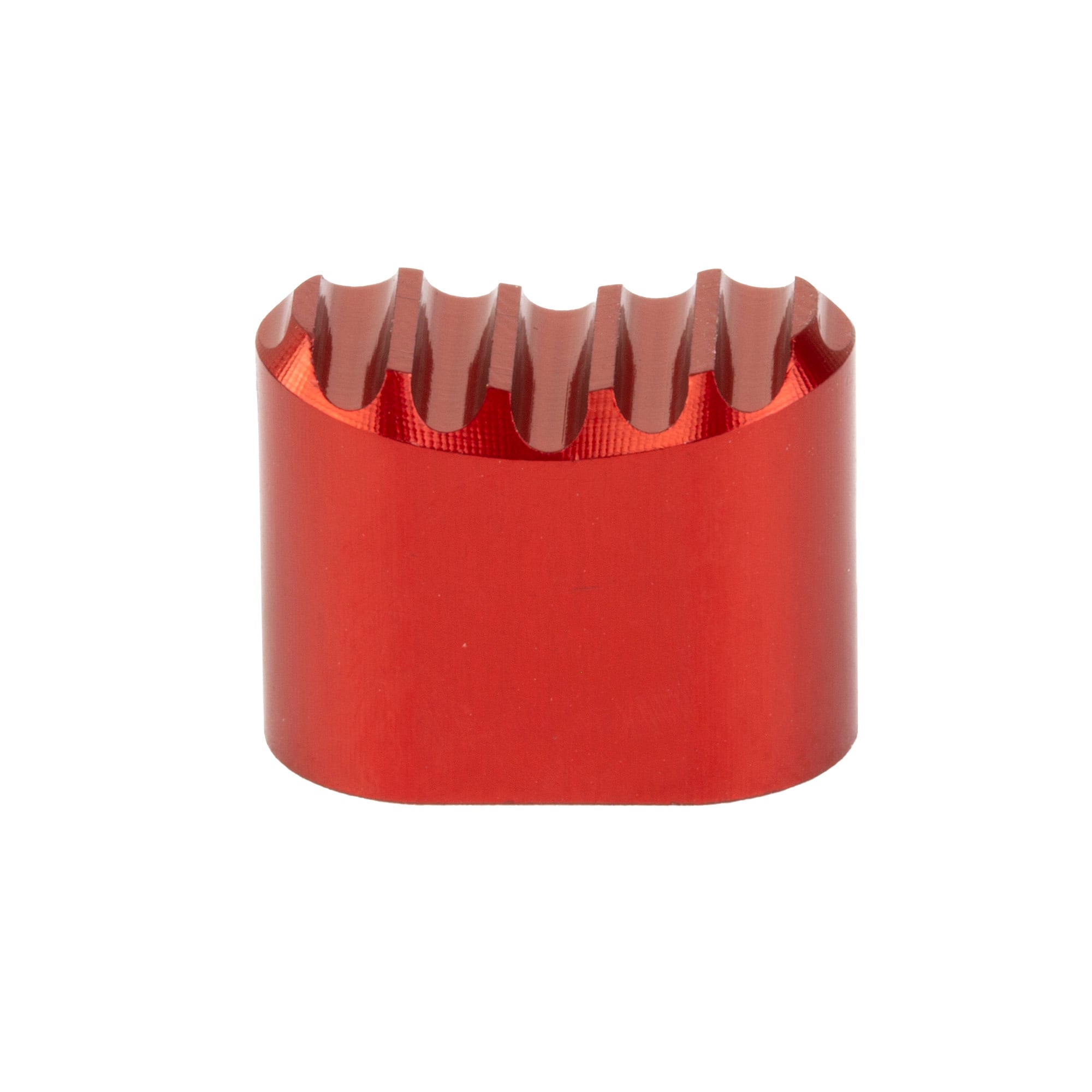Battle Arms Enhanced Magazine Release, Anodized Finish, Red, Aluminum Construction