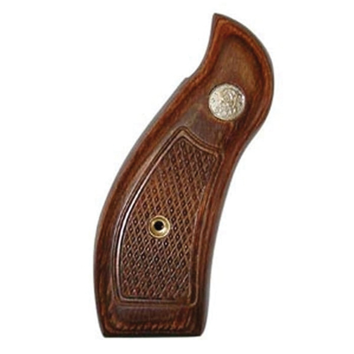 Smith & Wesson Round Service Dymondwood Grip Fits K-Frame/L-Frame, Brown