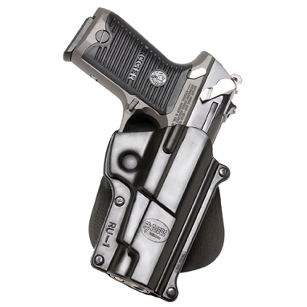 Fobus Standard Right Hand Ruger P85/P89/P91 Holster, Smooth Black - RU1