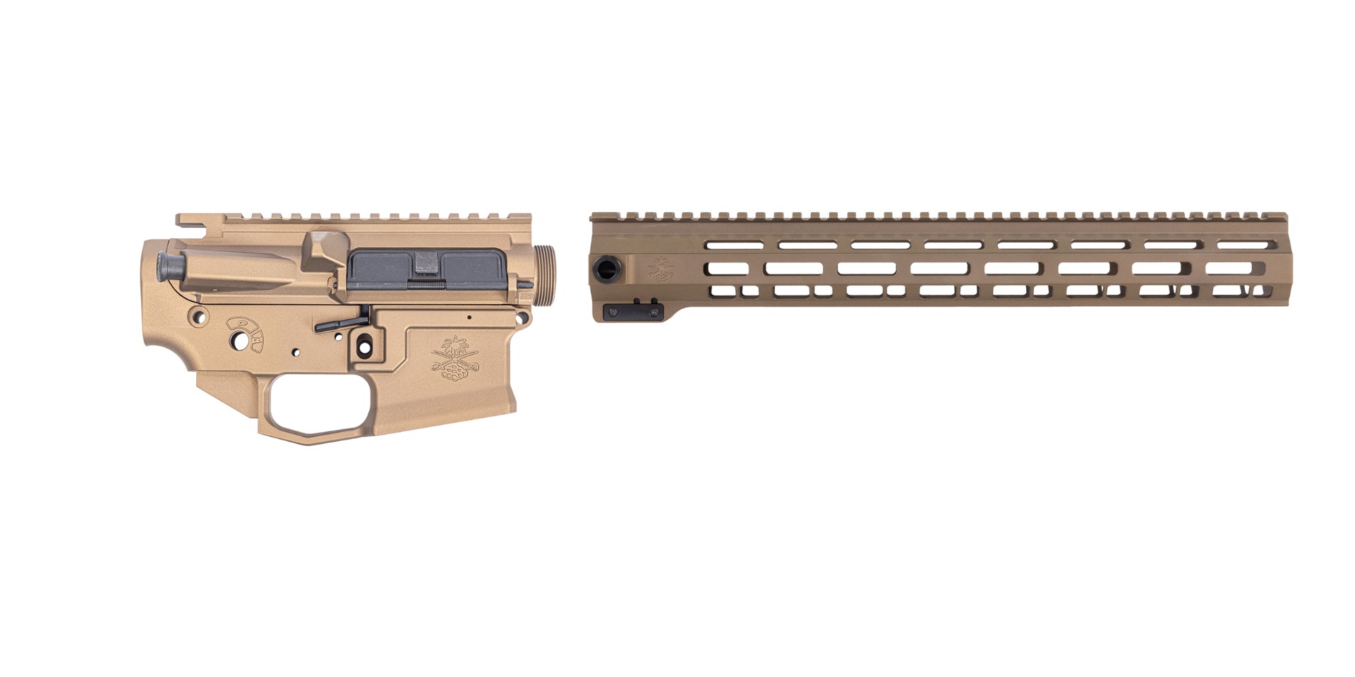 Sabre-15 Enhanced Builder Set - 15" QDSM V2 Rail, Burnt Bronze
