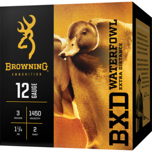 Browning Ammo B193411242 BXD Waterfowl 12GA 3.5\" 1 1/2oz #2 Shot - 25sh Box