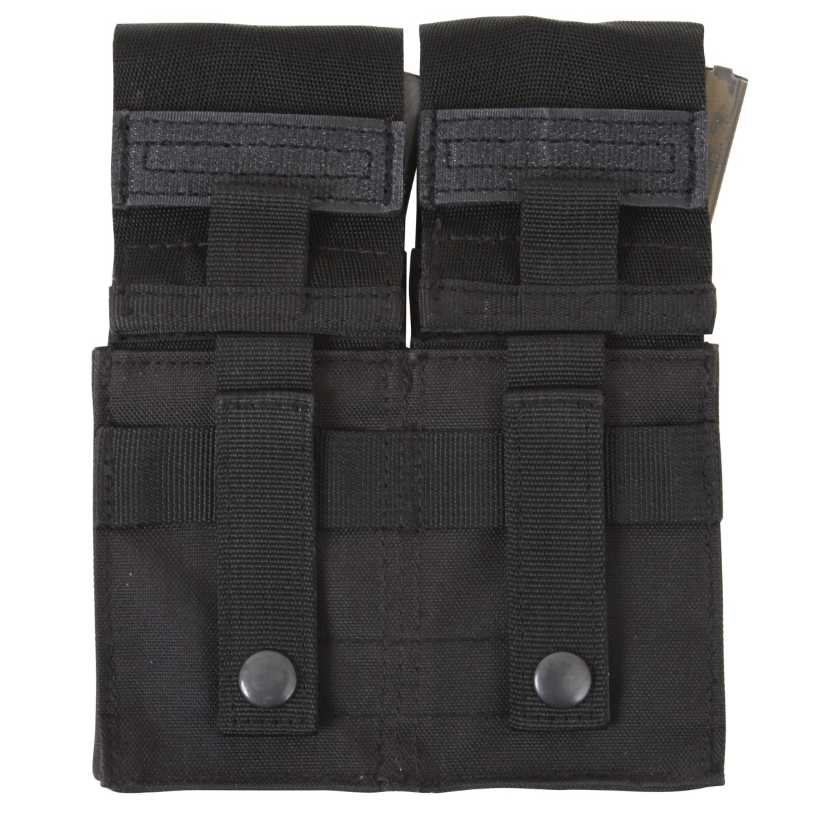 Rothco Molle Double M16 Mag Pouch With Inserts - Black
