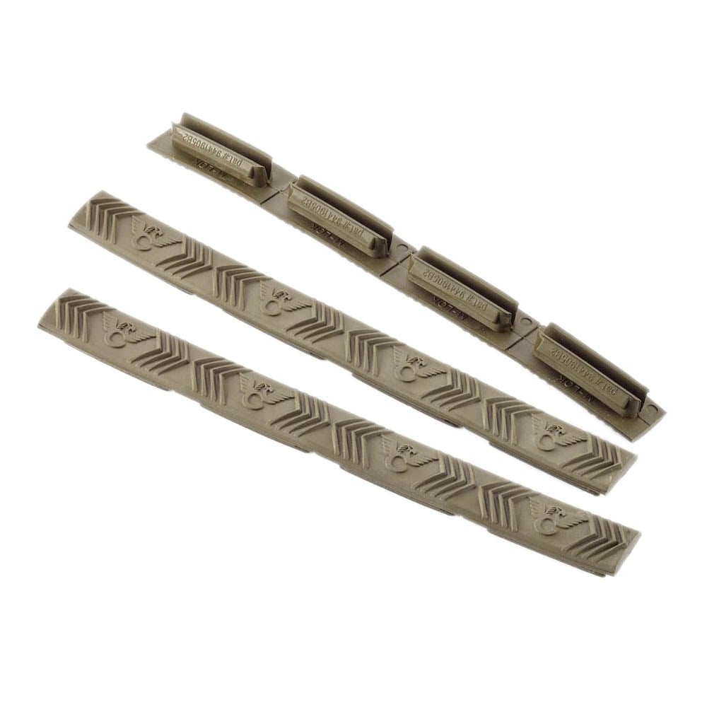 Wilson Combat 3-Pack 4-Slot M-LOK Rail Cover 6.25" x 0.63", OD Green