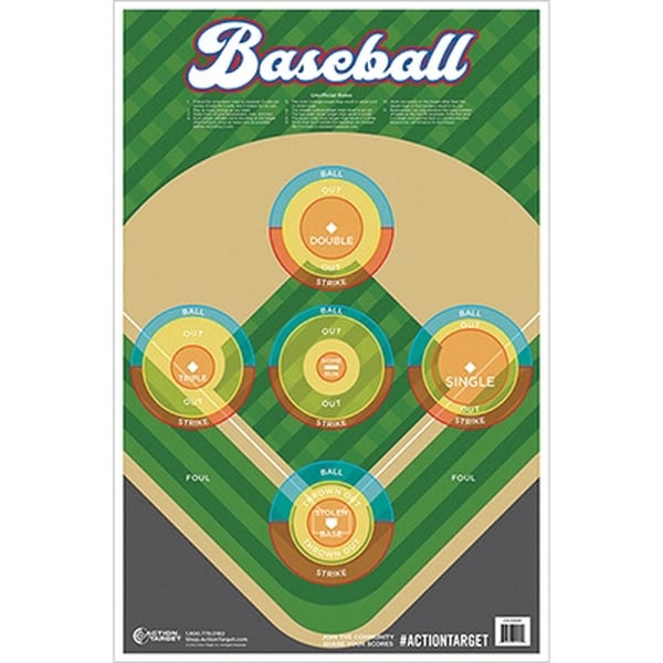 Action Target Baseball Target 23" x 35"