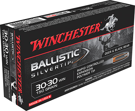WINCHESTER BALLISTIC SILVERTIP 30-30 150GR 20RD BX 200RD CASE - No Credit Card Fees - Low, flat rate shipping