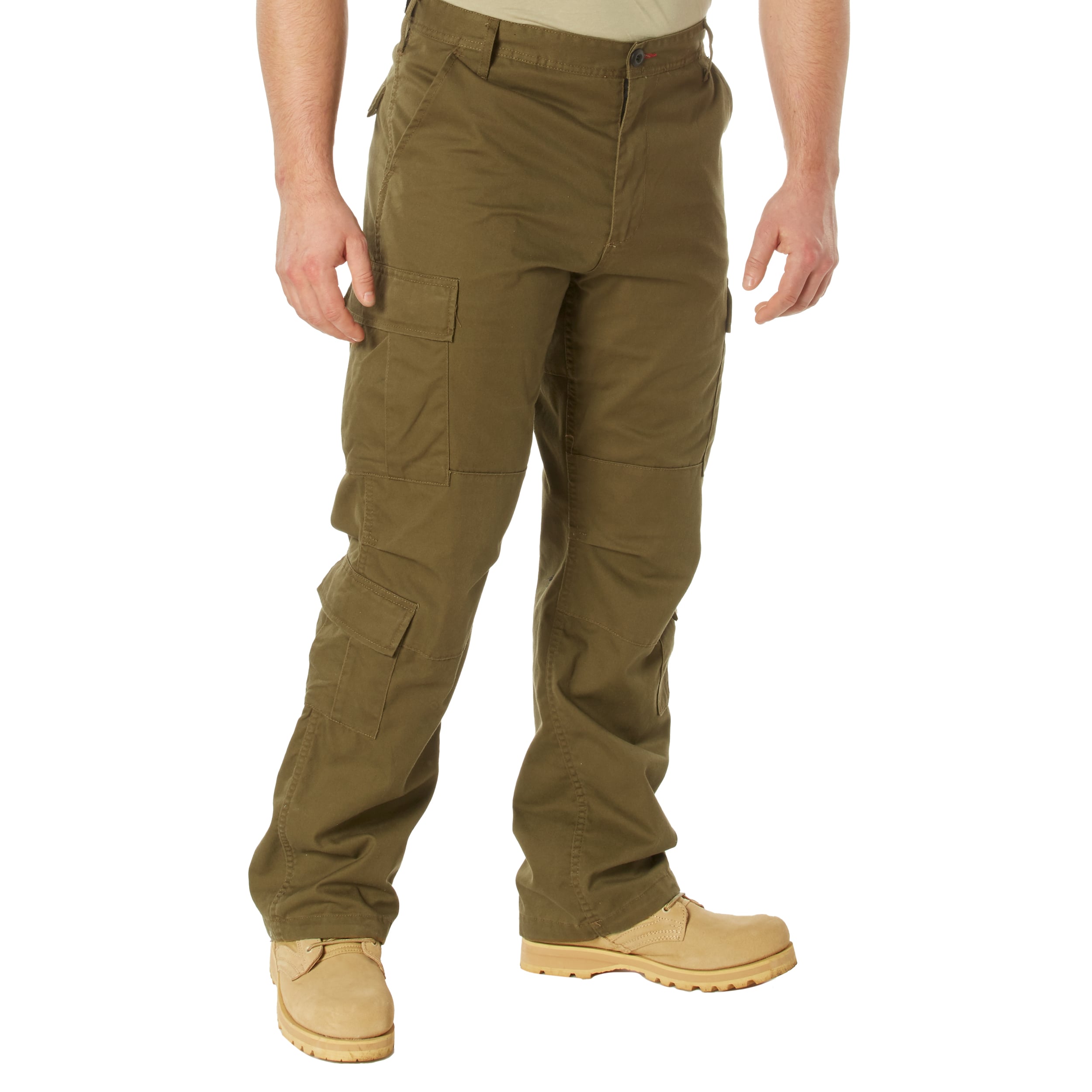 Rothco Vintage Paratrooper Cargo Fatigue Pants - Russet Brown, Medium