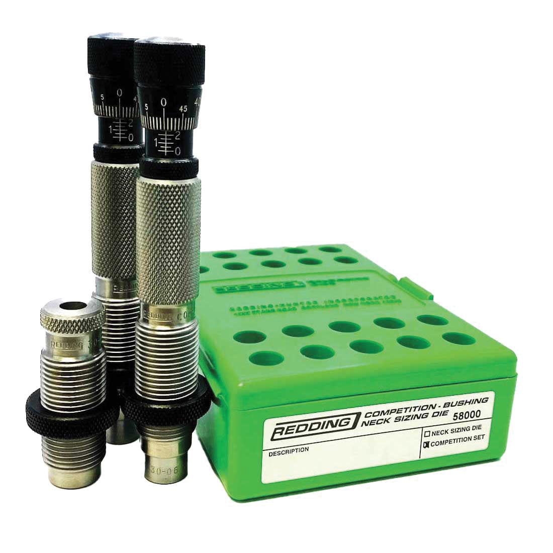Redding Reloading Equipment 6mm BR Remington Rifle Competition Bushing Neck Sizing Die Set