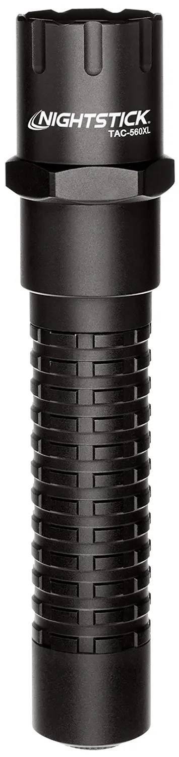 Nightstick TAC560XL Metal Multi-Function Tactical Flashlight-Rechargeable Matte Black 140/350/800 Lumens White LED
