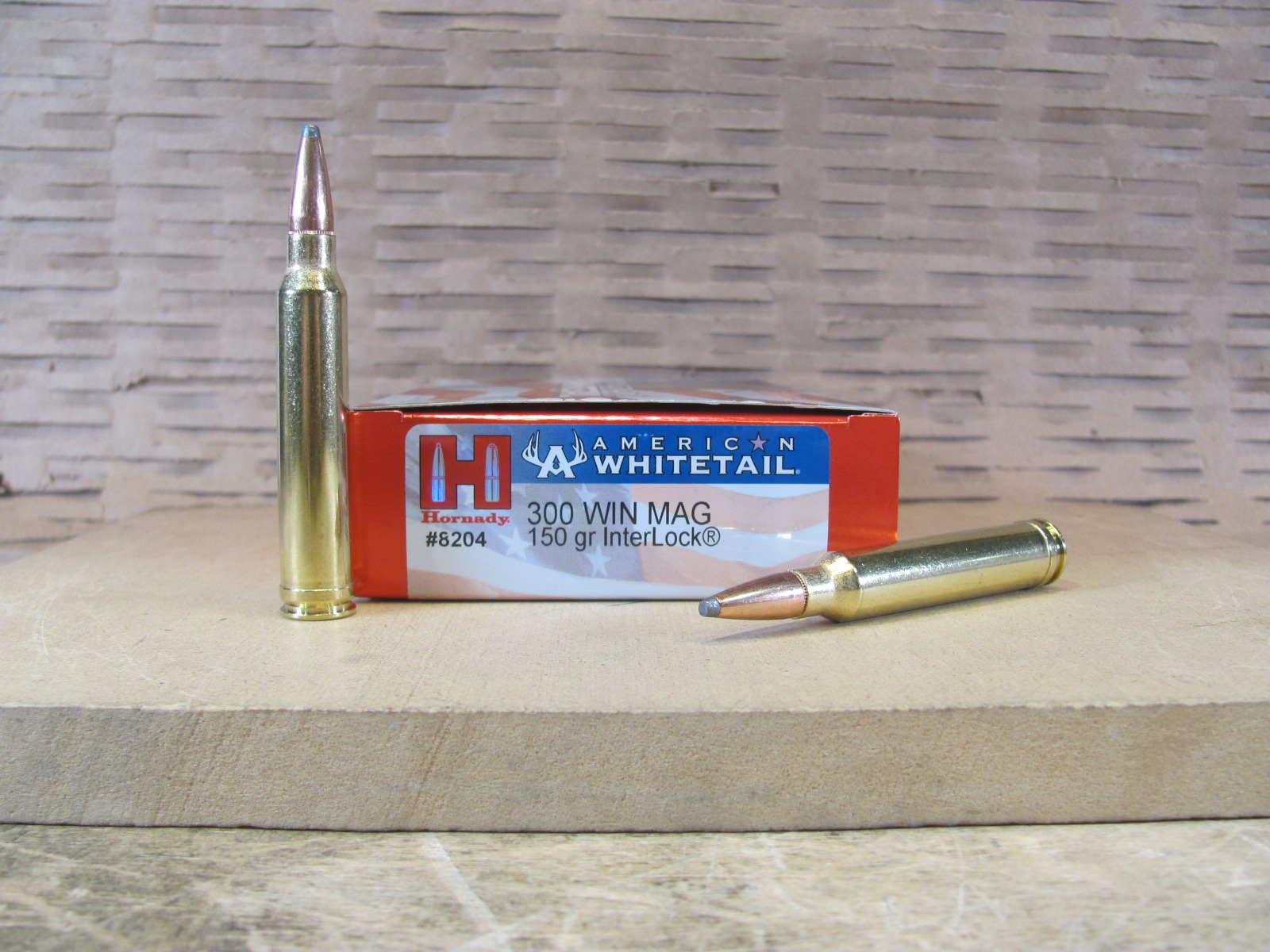 200 Round Case – 300 Winchester Magnum Hornady 150 Grain American Whitetail Ammo – 8204