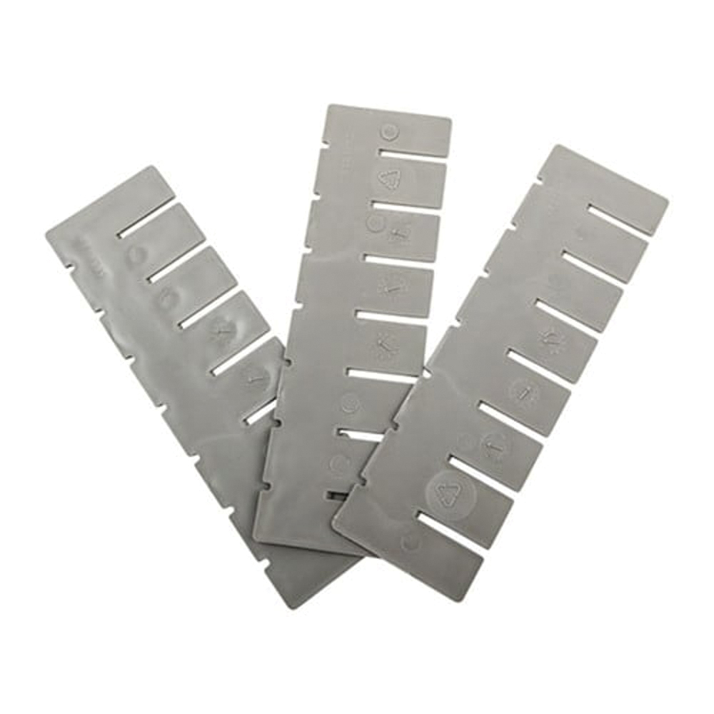 Brownells Large Bench Box Short Divider, Gray Pack of 3