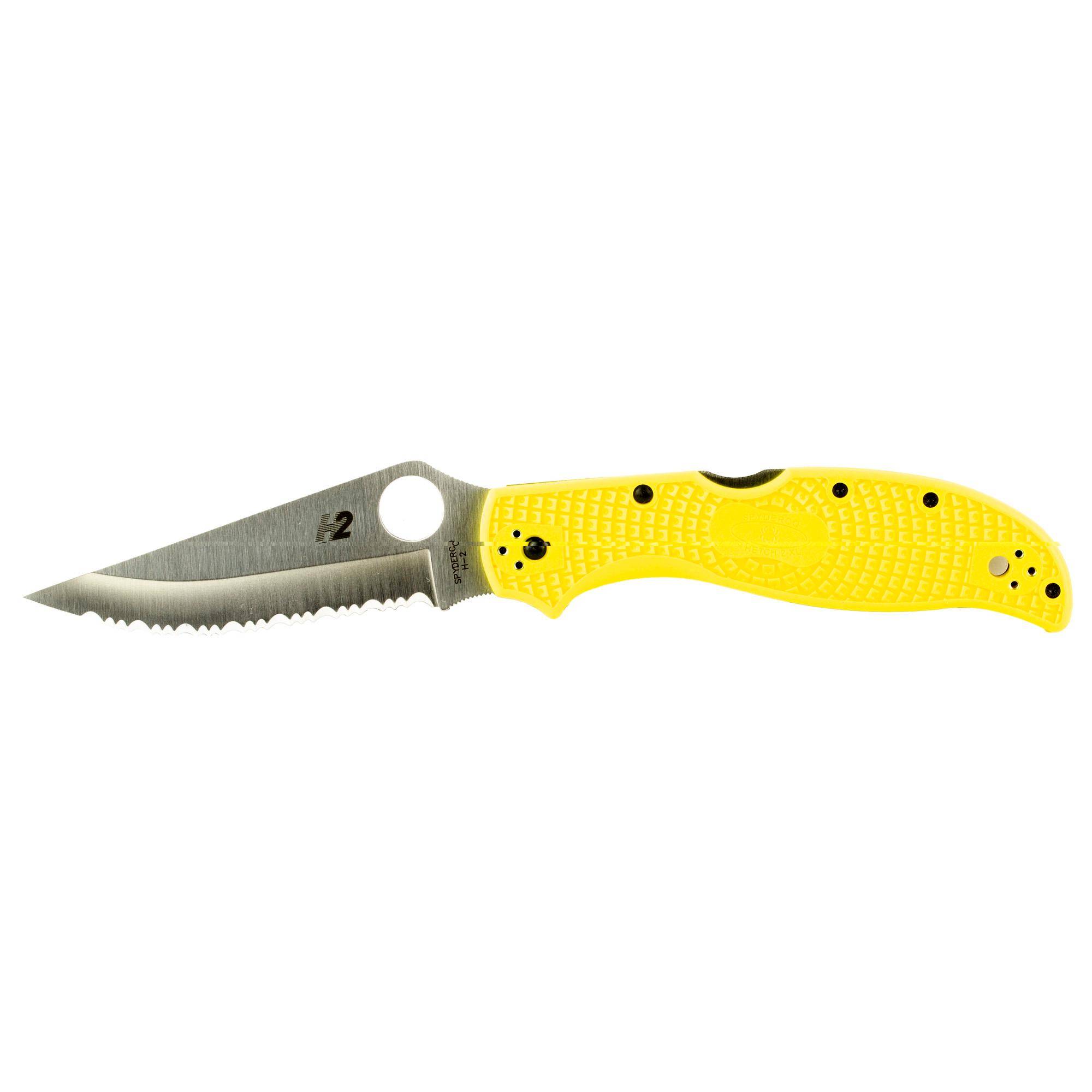 Spyderco Stretch 2 XL Lightweight Yellow Serrated