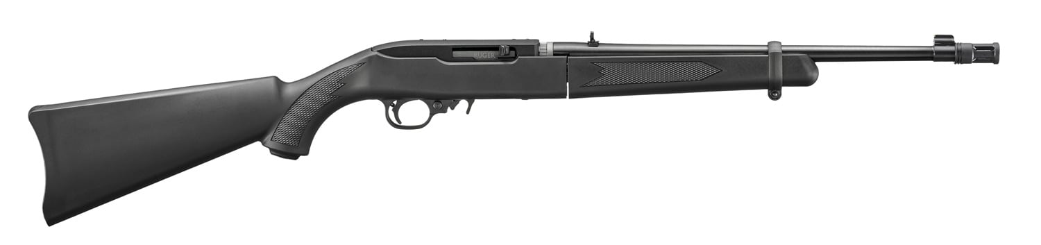 Ruger 10/22 Takedown .22 LR 18.5" TB 10rd Semi Auto Rifle, Black - 32011