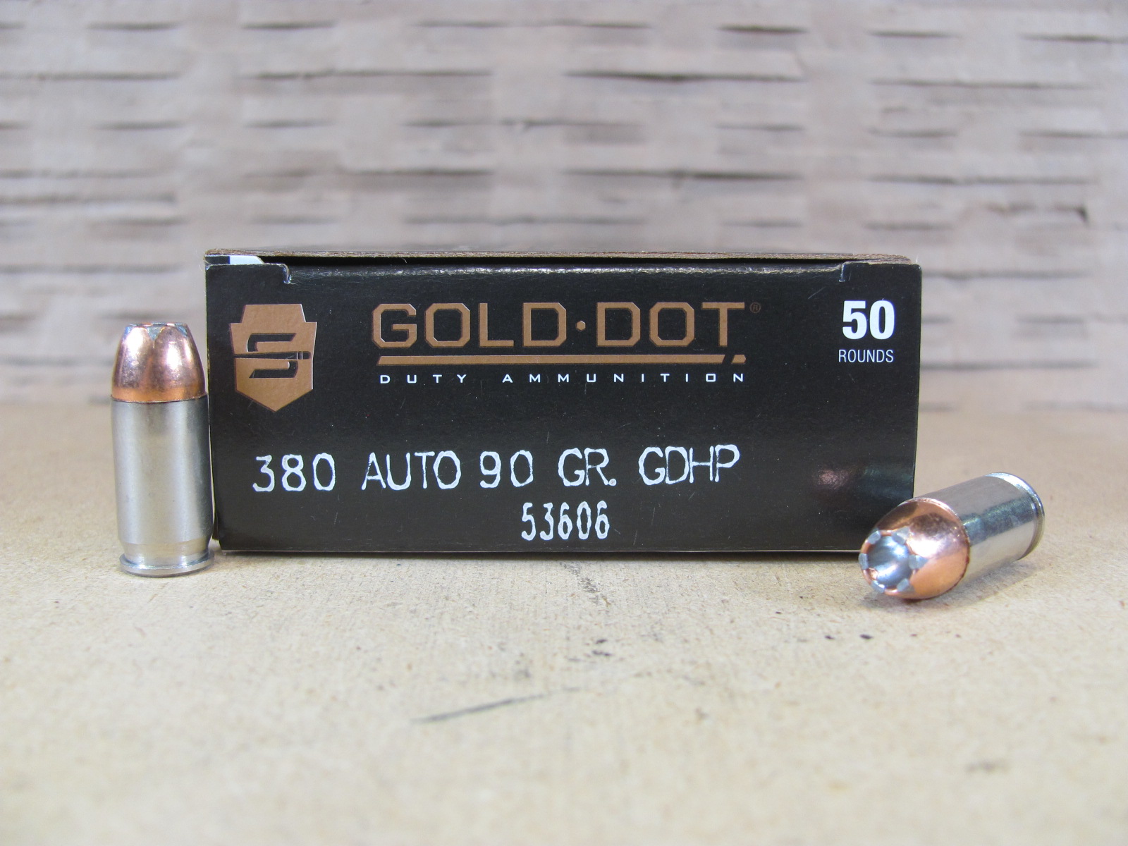 1000 Round Case – 380 Auto Speer Gold Dot 90 Grain Hollow Point LE Ammo – 53606