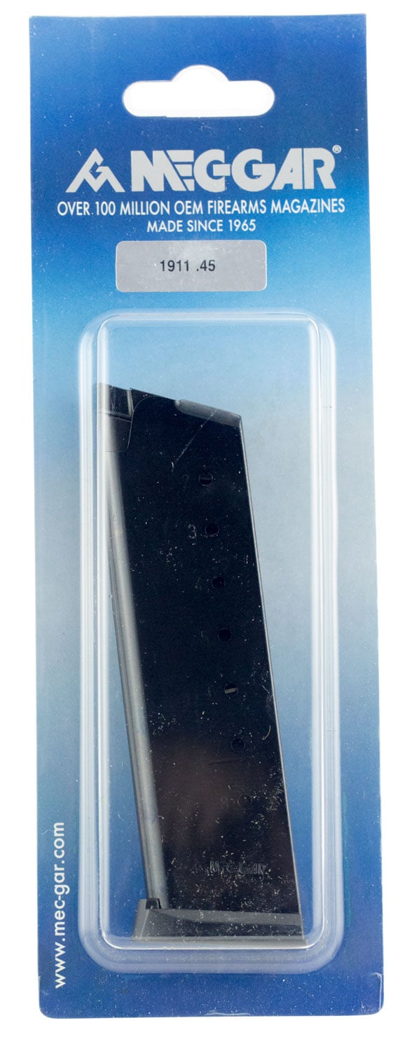 Mec-Gar 8 Round .45 ACP High Capacity Detachable Magazine, Blue - MGCG4508BPF