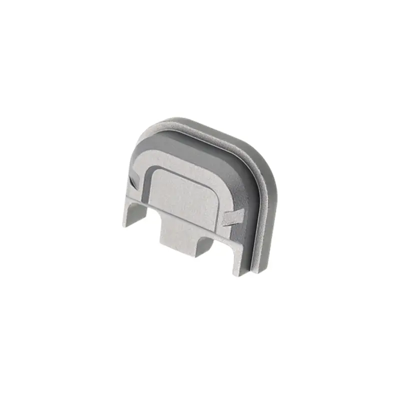 Tyrant CNC TDG5SPGREY Slide Cover Plate Chevron Design Glock Gen5 Grey Aluminum