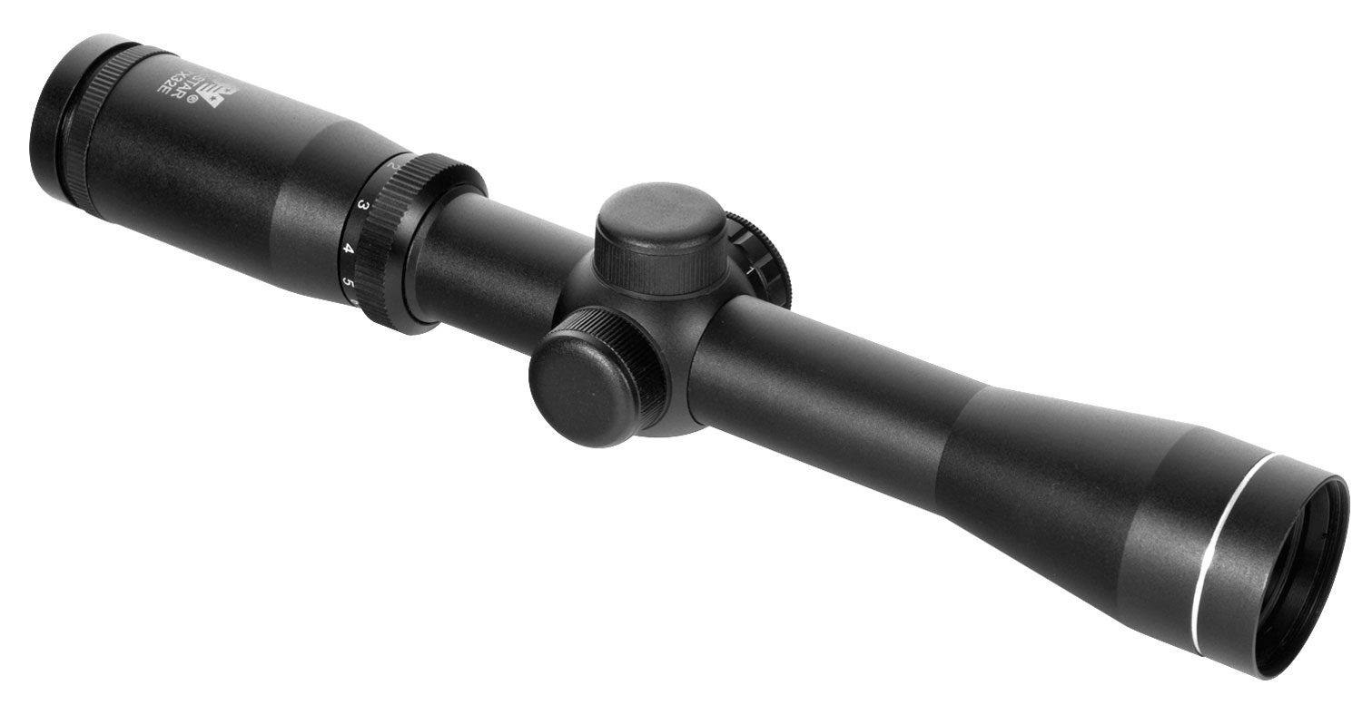 NcStar Pistolero 2-7x32mm Illuminated Red Plex Rifle Scope - SEPB2732B