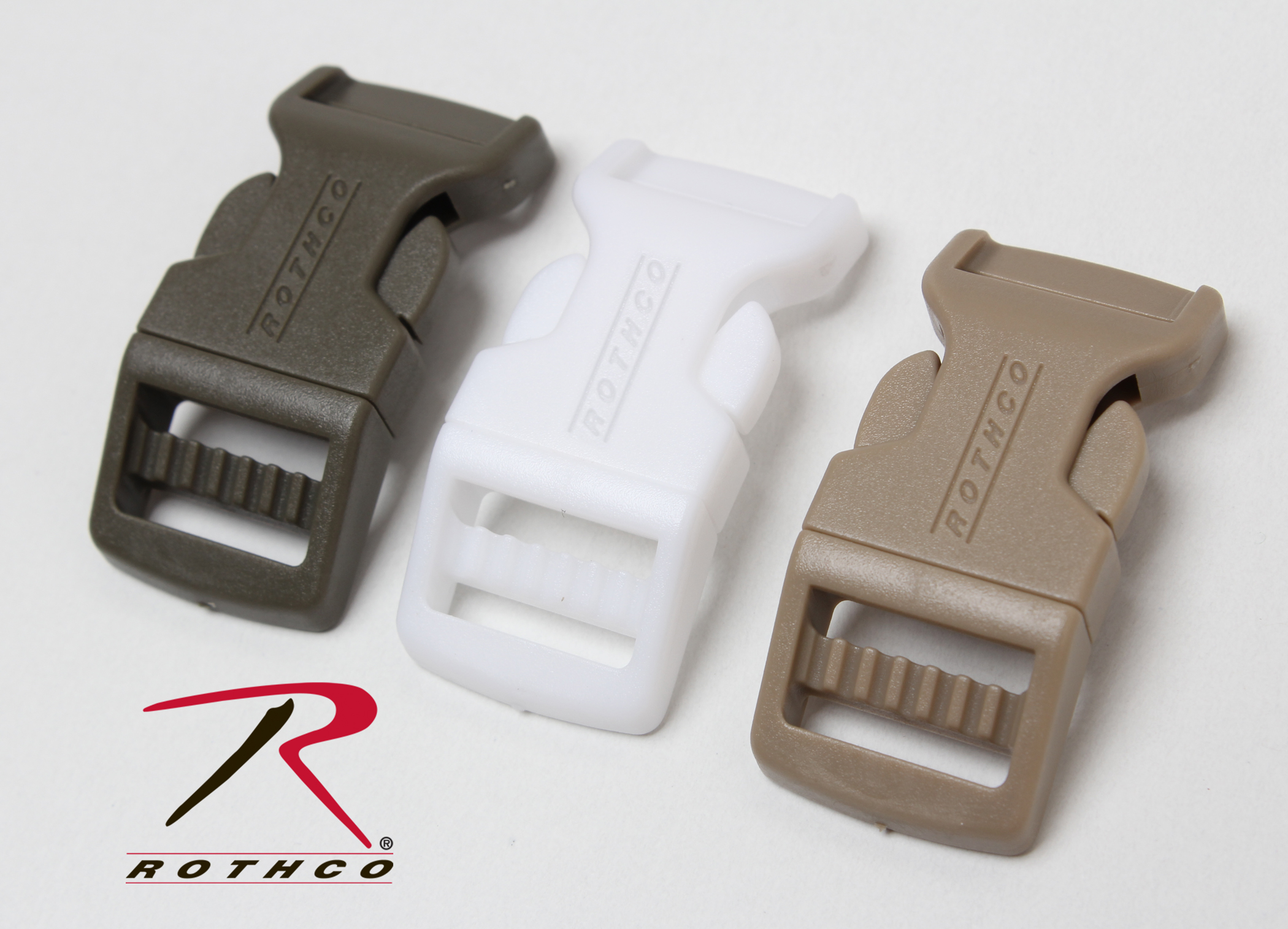 Rothco Side Release Buckle-5-8 - White
