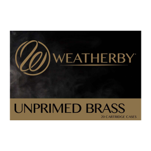 Weatherby BRASS653   6.5-300 Wthby Mag Rifle Brass 20 Per Box