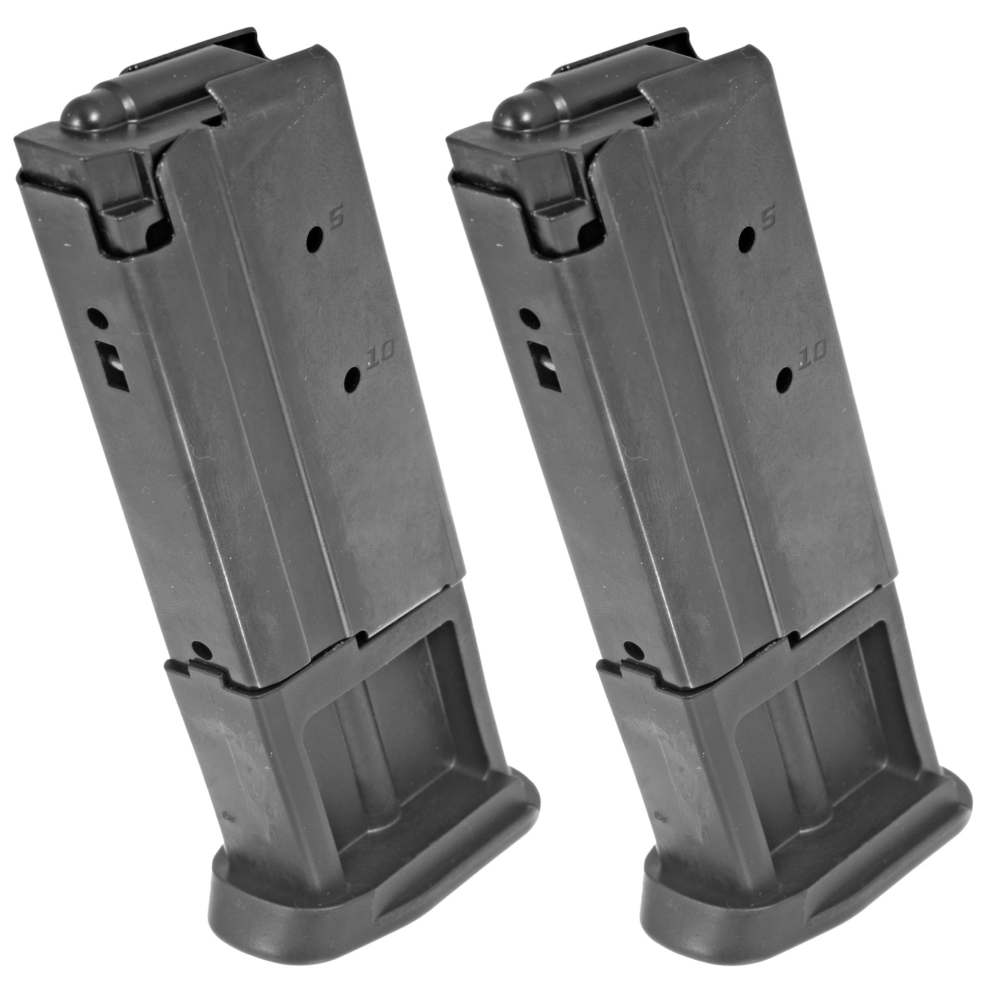 Ruger Magazine, 5.7X28mm, 10 Rounds, Ruger-57, 2 Pack, Steel, Black
