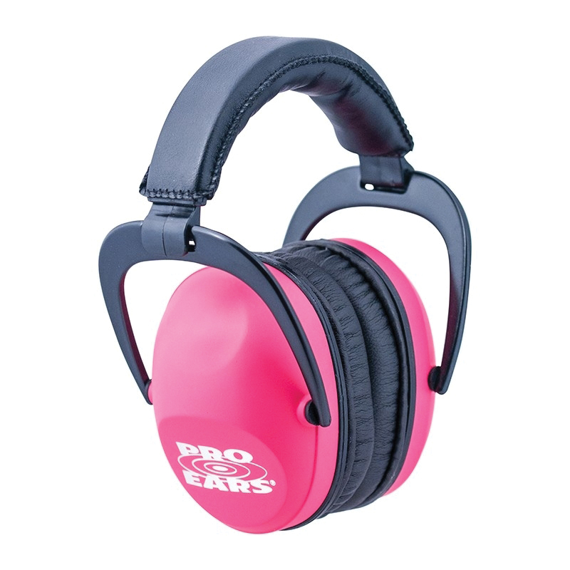 Pro Ears Ultra Sleek 26 dB Passive Earmuffs, Pink